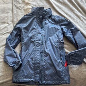 The North Face Women’s Resolve Parka Jacket/Coat Blue Polka Dot-size XS (BNWT)